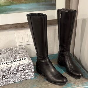 Duo Boots Haltham Riding Boots—Black Leather—Size 41/10–Calf 38 cm